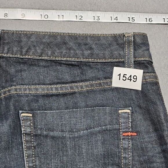 Essential Womens Jeans 8 Reg Stretch Dark Blue Wide Leg Relaxed Gap 1969 - Picture 10 of 10